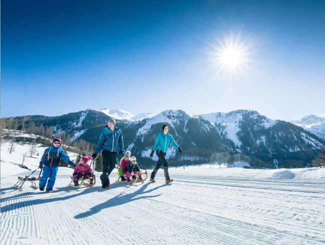 Rodeln mit der Familie © TVB Obertauern