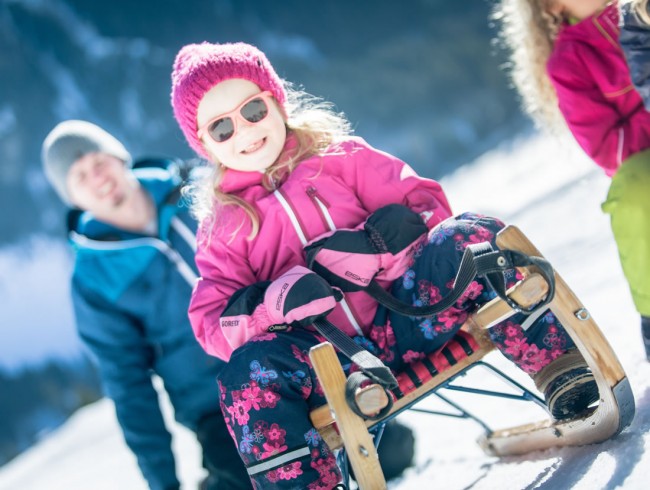 Rodelspaß bei der Gnadenalm © TVB Obertauern