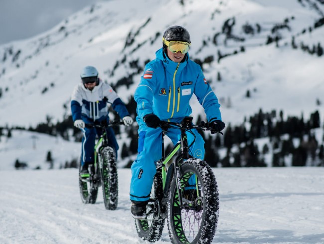 Fatbiken mit der CSA Skischule Silvia Grillitsch