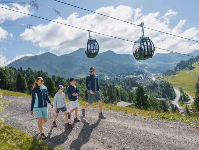 Seilbahnwandern - ideal für Familien © TVB Obertauern