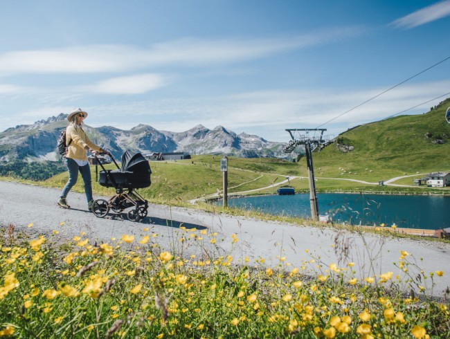 Kinderwagentaugliche Wanderwege © TVB Obertauern