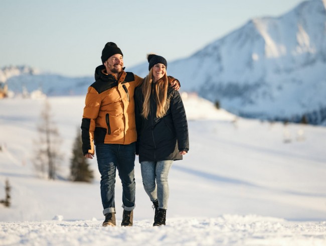 Idyllischer Winterspaziergang © TVB Obertauern